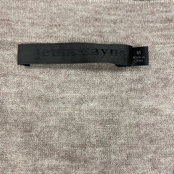 Jenni Kayne Cashmere Silk Blend Boyfriend Cardigan Size M - Picture 2 of 7